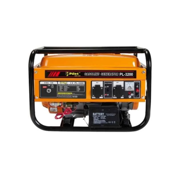 Pilot 3.2kW Single Phase Gasoline Generator, PL-3200