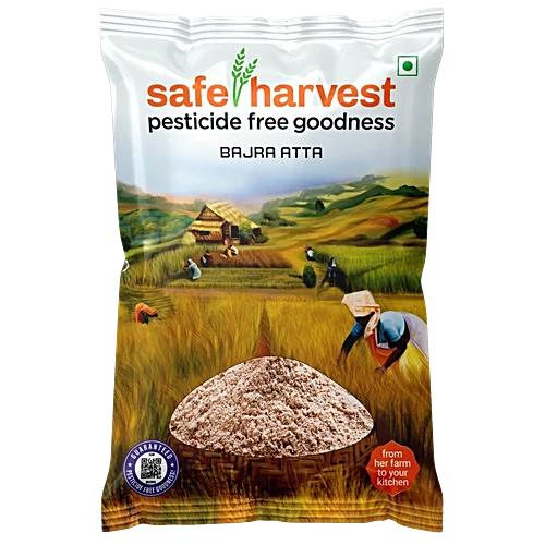 Safe Harvest Bajra Atta | Pesticide-Free Pearl Millet Flour (500 g)