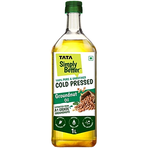 Tata Simply Better Pure & Unrefined Cold Pressed Groundnut Oil