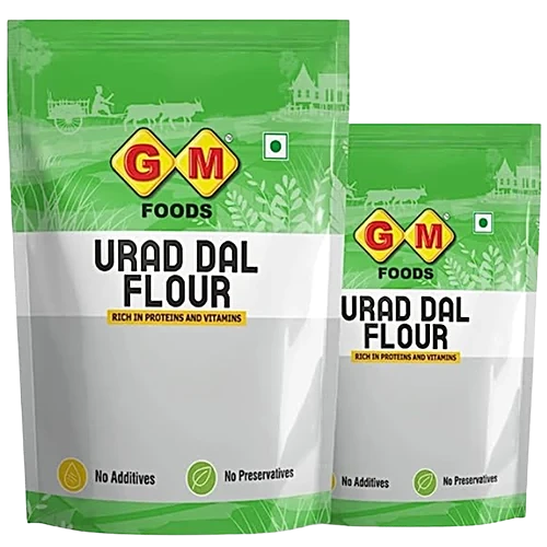 GM Foods Urad Dal Flour 500g – Premium Quality Dal Atta
