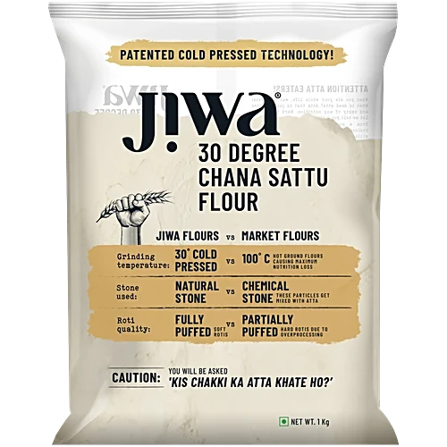 Jiwa 30 Degree Chana Sattu Flour, 1 kg